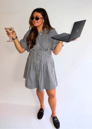 Refined Stripe Dress
