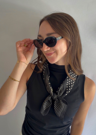 Pretty in Polka Dot Scarf
