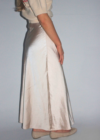 Signature Satin Skirt