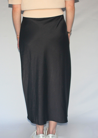 Signature Satin Skirt