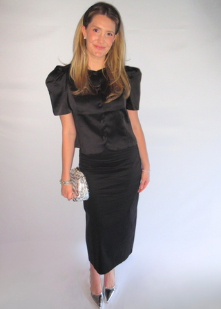 Sharp Silhouette Skirt